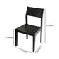 Wood Industrial Restaurant Side Chair Open Back Dining Chair with Black Legs Clearhalo ' kitchen&dining_furn' 'Dining Chairs' 'Dining Tables & Seating' 'dining_chair' 'furn' 'furn_dining_chair' 'Furniture' 'furniture_dining_chair' 'Kitchen & Dining Furniture' 'kitchen' 3755341