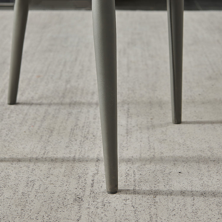 Contemporary Metal Dining Room Chairs Open Back Dining Side Armless Chair for Home Use Clearhalo ' kitchen&dining_furn' 'Dining Chairs' 'Dining Tables & Seating' 'dining_chair' 'furn' 'furn_dining_chair' 'Furniture' 'furniture_dining_chair' 'Kitchen & Dining Furniture' 'kitchen' 3755362