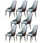 Minimalist Style Upholstered Side Chair Leather Dining Armless Chair for Home Use Green 8 Piece Set Clearhalo ' kitchen&dining_furn' 'Dining Chairs' 'Dining Tables & Seating' 'dining_chair' 'furn' 'furn_dining_chair' 'Furniture' 'furniture_dining_chair' 'Kitchen & Dining Furniture' 'kitchen' 3755381