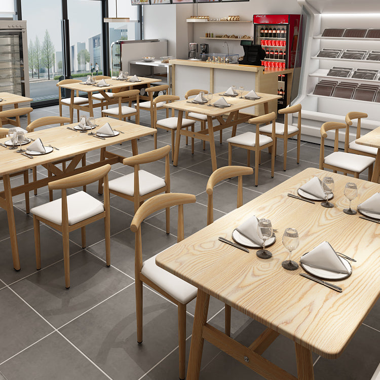 Contemporary Style Metal Chair Set Kitchen Dining Open Back Side Chairs Clearhalo ' kitchen&dining_furn' 'Dining Chairs' 'Dining Tables & Seating' 'dining_chair' 'furn' 'furn_dining_chair' 'Furniture' 'furniture_dining_chair' 'Kitchen & Dining Furniture' 'kitchen' 3755431