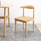 Contemporary Style Metal Chair Set Kitchen Dining Open Back Side Chairs Natural Beige 1 Piece Clearhalo ' kitchen&dining_furn' 'Dining Chairs' 'Dining Tables & Seating' 'dining_chair' 'furn' 'furn_dining_chair' 'Furniture' 'furniture_dining_chair' 'Kitchen & Dining Furniture' 'kitchen' 3755457