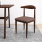Contemporary Style Metal Chair Set Kitchen Dining Open Back Side Chairs Walnut Brown 1 Piece Clearhalo ' kitchen&dining_furn' 'Dining Chairs' 'Dining Tables & Seating' 'dining_chair' 'furn' 'furn_dining_chair' 'Furniture' 'furniture_dining_chair' 'Kitchen & Dining Furniture' 'kitchen' 3755493