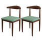 Contemporary Style Metal Chair Set Kitchen Dining Open Back Side Chairs Walnut Turquoise 2 Piece Set Clearhalo ' kitchen&dining_furn' 'Dining Chairs' 'Dining Tables & Seating' 'dining_chair' 'furn' 'furn_dining_chair' 'Furniture' 'furniture_dining_chair' 'Kitchen & Dining Furniture' 'kitchen' 3755506