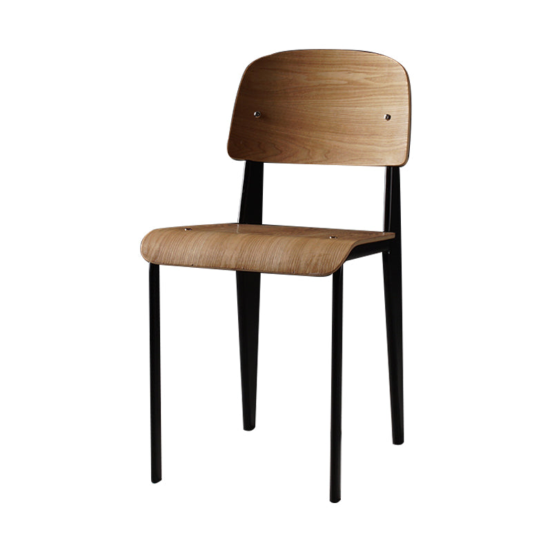 Industrial Style Metal Legs Dining Chairs Open Back Dining Side Chair for Home Clearhalo ' kitchen&dining_furn' 'Dining Chairs' 'Dining Tables & Seating' 'dining_chair' 'Furniture' 'furniture_dining_chair' 'Kitchen & Dining Furniture' 'kitchen' 3755516