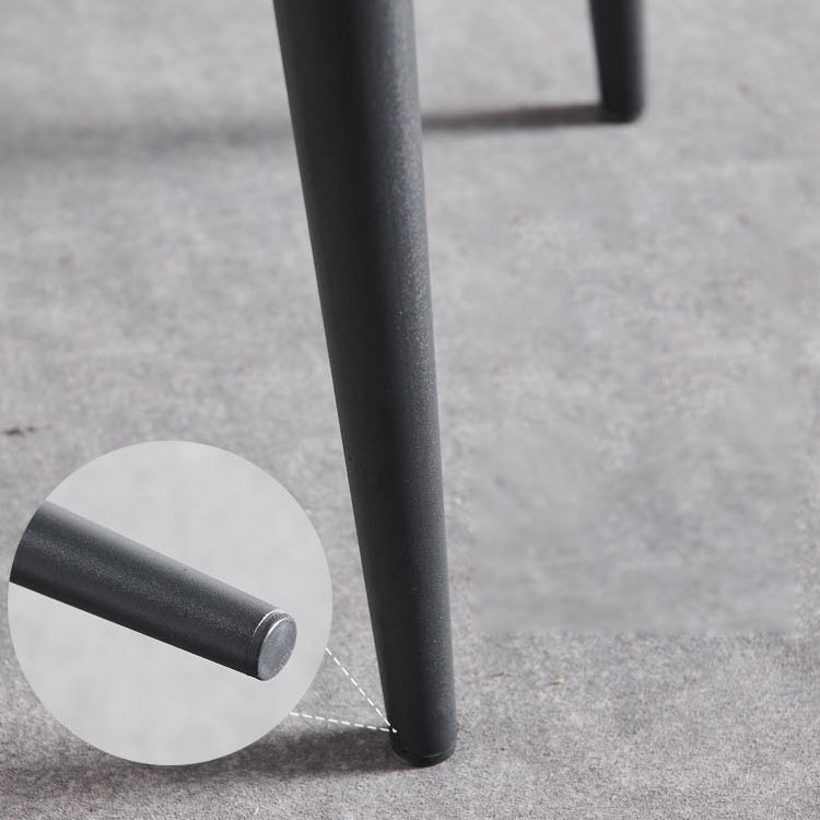 Modern Metal Indoor-Outdoor Chair Dining Room Wingback Parsons Armless Chair Clearhalo ' kitchen&dining_furn' 'Dining Chairs' 'Dining Tables & Seating' 'dining_chair' 'furn' 'furn_dining_chair' 'Furniture' 'furniture_dining_chair' 'Kitchen & Dining Furniture' 'kitchen' 3755553