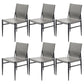 Contemporary Style Leather Dining Chair Solid Back Armless Chairs for Home Grey 6 Piece Set Clearhalo ' kitchen&dining_furn' 'Dining Chairs' 'Dining Tables & Seating' 'dining_chair' 'furn' 'furn_dining_chair' 'Furniture' 'furniture_dining_chair' 'Kitchen & Dining Furniture' 'kitchen' 3755576