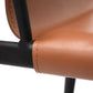Contemporary Style Leather Dining Chair Solid Back Armless Chairs for Home Clearhalo ' kitchen&dining_furn' 'Dining Chairs' 'Dining Tables & Seating' 'dining_chair' 'furn' 'furn_dining_chair' 'Furniture' 'furniture_dining_chair' 'Kitchen & Dining Furniture' 'kitchen' 3755578