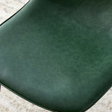 Glam Style Leather Dining Chairs for Kitchen Solid Back Armless Chairs Clearhalo ' kitchen&dining_furn' 'Dining Chairs' 'Dining Tables & Seating' 'dining_chair' 'furn' 'furn_dining_chair' 'Furniture' 'furniture_dining_chair' 'Kitchen & Dining Furniture' 'kitchen' 3755622