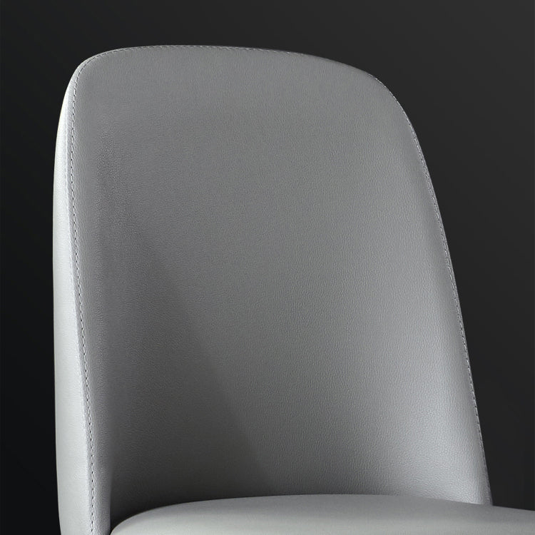 Leather Industrial Restaurant Side Chair Matte Finish Parsons Dining Side Chair Clearhalo ' kitchen&dining_furn' 'Dining Chairs' 'Dining Tables & Seating' 'dining_chair' 'furn' 'furn_dining_chair' 'Furniture' 'furniture_dining_chair' 'Kitchen & Dining Furniture' 'kitchen' 3755654