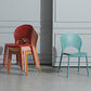Scandinavian Plastic Armless Dining Chairs Indoor Stackable Side Chairs Clearhalo ' kitchen&dining_furn' 'Dining Chairs' 'Dining Tables & Seating' 'dining_chair' 'furn' 'furn_dining_chair' 'Furniture' 'furniture_dining_chair' 'Kitchen & Dining Furniture' 'kitchen' 3755714