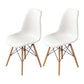 Contemporary Indoor-Outdoor Plastic Side Chair Dining Room Armless Solid Back Chair White Set of 2 Clearhalo ' kitchen&dining_furn' 'Dining Chairs' 'Dining Tables & Seating' 'dining_chair' 'Furniture' 'furniture_dining_chair' 'Kitchen & Dining Furniture' 'kitchen' 3755845