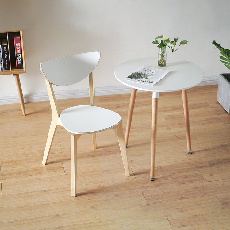 Open Back Armless Dining Chairs Stackable Side Dining Chairs with Wood Legs Clearhalo ' kitchen&dining_furn' 'Dining Chairs' 'Dining Tables & Seating' 'dining_chair' 'furn' 'furn_dining_chair' 'Furniture' 'furniture_dining_chair' 'Kitchen & Dining Furniture' 'kitchen' 3755885