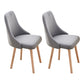 Home Scandinavian Side Chair Swivel Parsons Back Wood Dining Room Chair Set Dark Gray 2 Piece Set Clearhalo ' kitchen&dining_furn' 'Dining Chairs' 'Dining Tables & Seating' 'dining_chair' 'furn' 'furn_dining_chair' 'Furniture' 'furniture_dining_chair' 'Kitchen & Dining Furniture' 'kitchen' 3755897