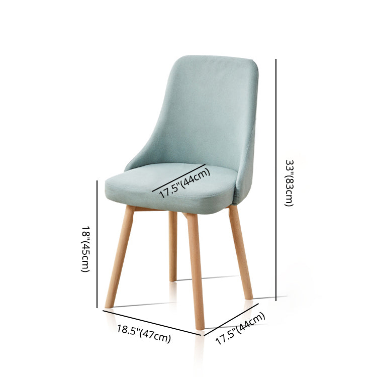 Home Scandinavian Side Chair Swivel Parsons Back Wood Dining Room Chair Set Clearhalo ' kitchen&dining_furn' 'Dining Chairs' 'Dining Tables & Seating' 'dining_chair' 'furn' 'furn_dining_chair' 'Furniture' 'furniture_dining_chair' 'Kitchen & Dining Furniture' 'kitchen' 3755907