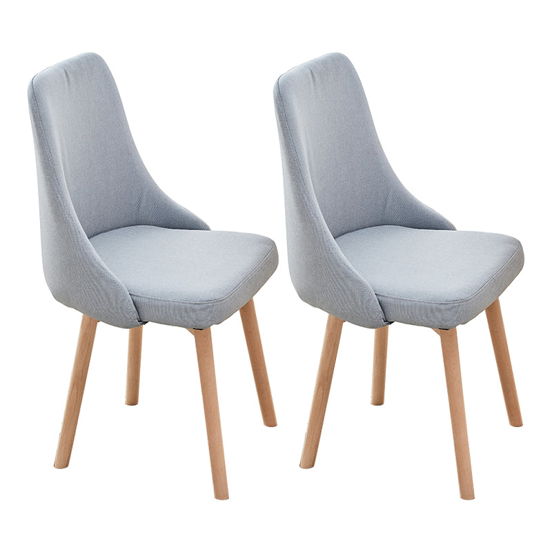 Home Scandinavian Side Chair Swivel Parsons Back Wood Dining Room Chair Set Light Blue 2 Piece Set Clearhalo ' kitchen&dining_furn' 'Dining Chairs' 'Dining Tables & Seating' 'dining_chair' 'furn' 'furn_dining_chair' 'Furniture' 'furniture_dining_chair' 'Kitchen & Dining Furniture' 'kitchen' 3755910