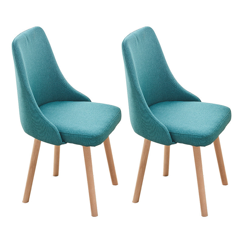 Home Scandinavian Side Chair Swivel Parsons Back Wood Dining Room Chair Set Blackish Green 2 Piece Set Clearhalo ' kitchen&dining_furn' 'Dining Chairs' 'Dining Tables & Seating' 'dining_chair' 'furn' 'furn_dining_chair' 'Furniture' 'furniture_dining_chair' 'Kitchen & Dining Furniture' 'kitchen' 3755914