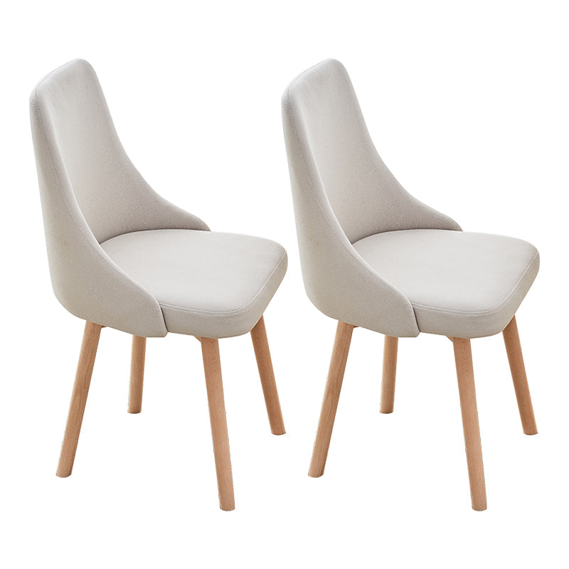 Home Scandinavian Side Chair Swivel Parsons Back Wood Dining Room Chair Set Light Gray 2 Piece Set Clearhalo ' kitchen&dining_furn' 'Dining Chairs' 'Dining Tables & Seating' 'dining_chair' 'furn' 'furn_dining_chair' 'Furniture' 'furniture_dining_chair' 'Kitchen & Dining Furniture' 'kitchen' 3755922