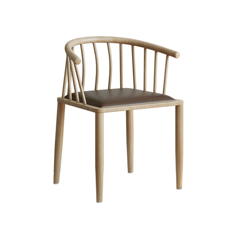 Contemporary Metal Dining Room Chairs Upholstered Armchair for Home Use Clearhalo ' kitchen&dining_furn' 'Dining Chairs' 'Dining Tables & Seating' 'dining_chair' 'furn' 'furn_dining_chair' 'Furniture' 'furniture_dining_chair' 'Kitchen & Dining Furniture' 'kitchen' 3755932