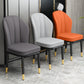 European Glam Style Metal Chairs Kitchen Dining Room Wingback Side Chair Set Clearhalo ' kitchen&dining_furn' 'Dining Chairs' 'Dining Tables & Seating' 'dining_chair' 'furn' 'furn_dining_chair' 'Furniture' 'furniture_dining_chair' 'Kitchen & Dining Furniture' 'kitchen' 3755961