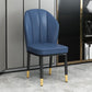 European Glam Style Metal Chairs Kitchen Dining Room Wingback Side Chair Set Royal Blue 1 Piece Clearhalo ' kitchen&dining_furn' 'Dining Chairs' 'Dining Tables & Seating' 'dining_chair' 'furn' 'furn_dining_chair' 'Furniture' 'furniture_dining_chair' 'Kitchen & Dining Furniture' 'kitchen' 3755994