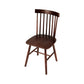 Rustic Style Armless Dining Chairs Beech Slat Back Side Chair with Wood Legs Brown-Black 1 Piece Clearhalo ' kitchen&dining_furn' 'Dining Chairs' 'Dining Tables & Seating' 'dining_chair' 'furn' 'furn_dining_chair' 'Furniture' 'furniture_dining_chair' 'Kitchen & Dining Furniture' 'kitchen' 3756035