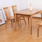 Rustic Style Armless Dining Chairs Beech Slat Back Side Chair with Wood Legs Clearhalo ' kitchen&dining_furn' 'Dining Chairs' 'Dining Tables & Seating' 'dining_chair' 'furn' 'furn_dining_chair' 'Furniture' 'furniture_dining_chair' 'Kitchen & Dining Furniture' 'kitchen' 3756039
