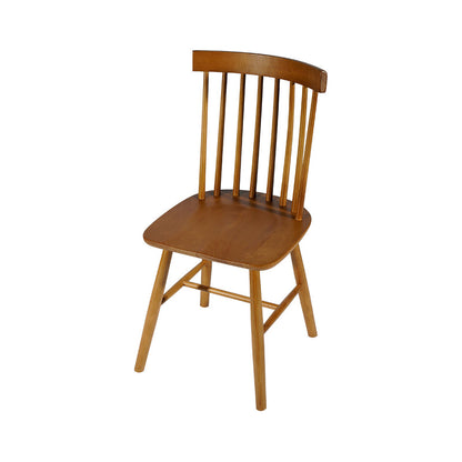 Rustic Style Armless Dining Chairs Beech Slat Back Side Chair with Wood Legs Light Wood 1 Piece Clearhalo ' kitchen&dining_furn' 'Dining Chairs' 'Dining Tables & Seating' 'dining_chair' 'furn' 'furn_dining_chair' 'Furniture' 'furniture_dining_chair' 'Kitchen & Dining Furniture' 'kitchen' 3756046