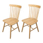 Rustic Style Armless Dining Chairs Beech Slat Back Side Chair with Wood Legs Wood 2 Piece Set Clearhalo ' kitchen&dining_furn' 'Dining Chairs' 'Dining Tables & Seating' 'dining_chair' 'furn' 'furn_dining_chair' 'Furniture' 'furniture_dining_chair' 'Kitchen & Dining Furniture' 'kitchen' 3756052