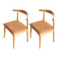Scandinavian Home Side Chair Open Back Wood Upholstered Dining Room Chair Khaki 2 Piece Set Natural Wood Clearhalo ' kitchen&dining_furn' 'Dining Chairs' 'Dining Tables & Seating' 'dining_chair' 'furn' 'furn_dining_chair' 'Furniture' 'furniture_dining_chair' 'Kitchen & Dining Furniture' 'kitchen' 3756105