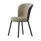 Contemporary Leathaire Restaurant Arm Chair Matte Finish Open Dining Chair Off-White 1 Piece Clearhalo ' kitchen&dining_furn' 'Dining Chairs' 'Dining Tables & Seating' 'dining_chair' 'furn' 'furn_dining_chair' 'Furniture' 'furniture_dining_chair' 'Kitchen & Dining Furniture' 'kitchen' 3756128