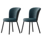 Contemporary Leathaire Restaurant Arm Chair Matte Finish Open Dining Chair Blue 2 Piece Set Clearhalo ' kitchen&dining_furn' 'Dining Chairs' 'Dining Tables & Seating' 'dining_chair' 'furn' 'furn_dining_chair' 'Furniture' 'furniture_dining_chair' 'Kitchen & Dining Furniture' 'kitchen' 3756136