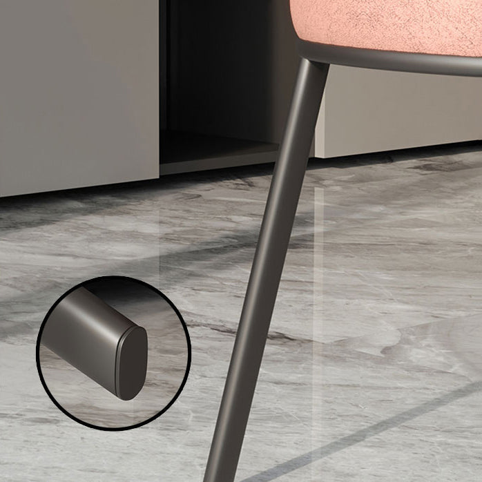 Contemporary Leathaire Restaurant Arm Chair Matte Finish Open Dining Chair Clearhalo ' kitchen&dining_furn' 'Dining Chairs' 'Dining Tables & Seating' 'dining_chair' 'furn' 'furn_dining_chair' 'Furniture' 'furniture_dining_chair' 'Kitchen & Dining Furniture' 'kitchen' 3756137