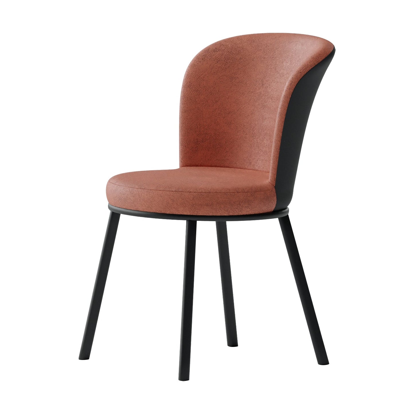 Contemporary Leathaire Restaurant Arm Chair Matte Finish Open Dining Chair Cameo Brown 1 Piece Clearhalo ' kitchen&dining_furn' 'Dining Chairs' 'Dining Tables & Seating' 'dining_chair' 'furn' 'furn_dining_chair' 'Furniture' 'furniture_dining_chair' 'Kitchen & Dining Furniture' 'kitchen' 3756147