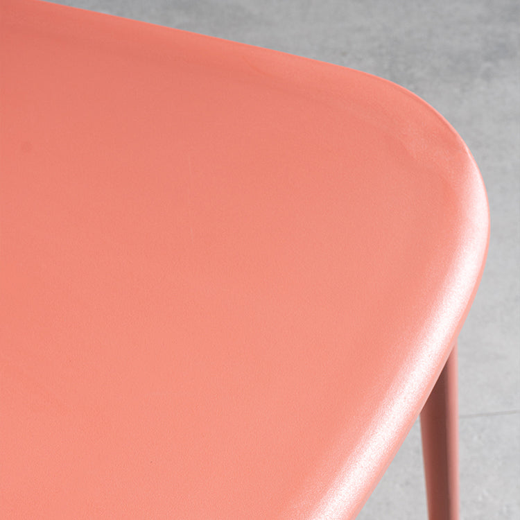 Contemporary Plastic Dining Armless Chair Open Back Dining Side Chair for Kitchen Clearhalo ' kitchen&dining_furn' 'Dining Chairs' 'Dining Tables & Seating' 'dining_chair' 'furn' 'furn_dining_chair' 'Furniture' 'furniture_dining_chair' 'Kitchen & Dining Furniture' 'kitchen' 3756162