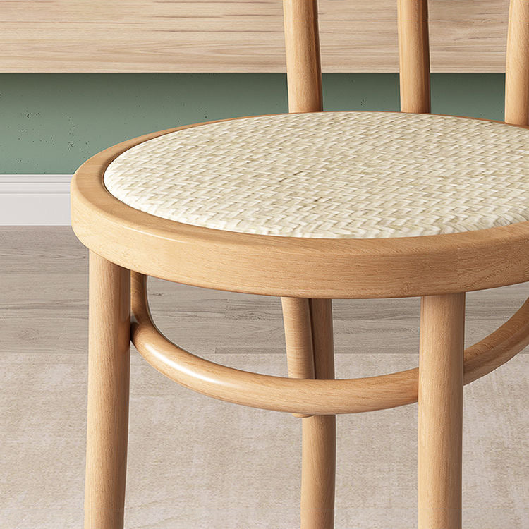 Contemporary Style Beech Wood Chairs Windsor Back Side Kitchen Dining Chair Clearhalo ' kitchen&dining_furn' 'Dining Chairs' 'Dining Tables & Seating' 'dining_chair' 'furn' 'furn_dining_chair' 'Furniture' 'furniture_dining_chair' 'Kitchen & Dining Furniture' 'kitchen' 3756227