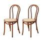 Contemporary Style Beech Wood Chairs Windsor Back Side Kitchen Dining Chair Walnut Wicker & Rattan 2 Piece Set Clearhalo ' kitchen&dining_furn' 'Dining Chairs' 'Dining Tables & Seating' 'dining_chair' 'furn' 'furn_dining_chair' 'Furniture' 'furniture_dining_chair' 'Kitchen & Dining Furniture' 'kitchen' 3756235
