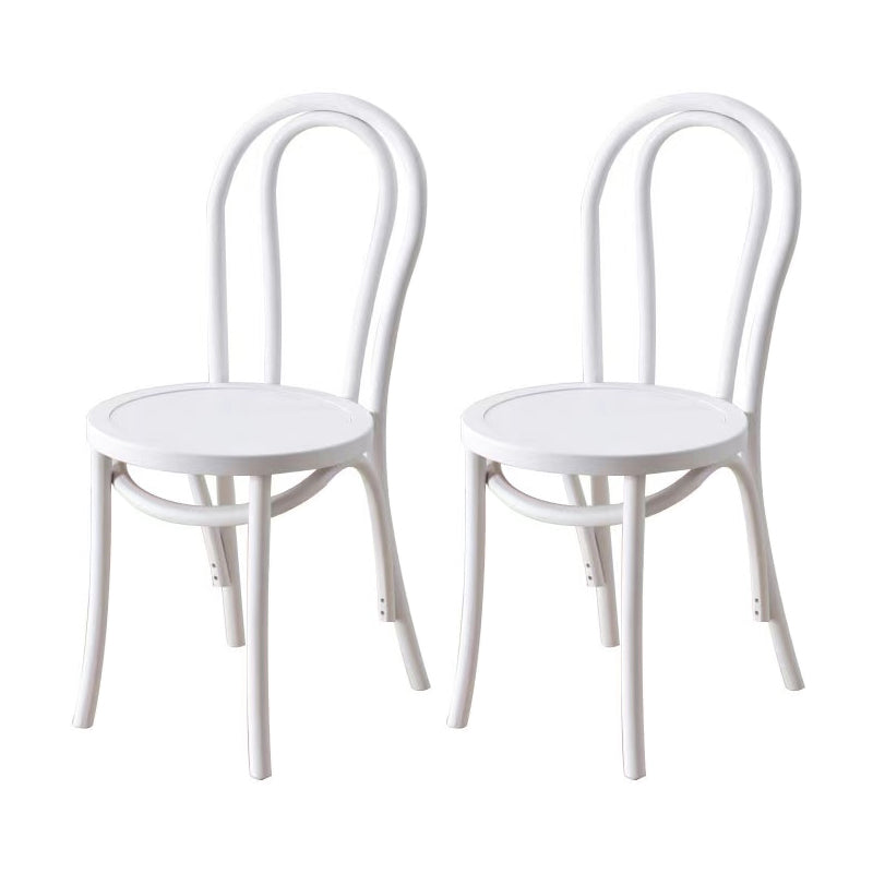 Contemporary Style Beech Wood Chairs Windsor Back Side Kitchen Dining Chair Cream Wood 2 Piece Set Clearhalo ' kitchen&dining_furn' 'Dining Chairs' 'Dining Tables & Seating' 'dining_chair' 'furn' 'furn_dining_chair' 'Furniture' 'furniture_dining_chair' 'Kitchen & Dining Furniture' 'kitchen' 3756252