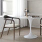 Round Sintered Stone White Dining Table Simplicity Tulip Base Table for Dining Room Clearhalo ' dining_table' 'Dining Tables & Seating' 'Dining Tables' 'furn' 'furn_dining_table' 'Furniture' 'furniture_dining_table' 'Kitchen & Dining Furniture' 'kitchen&dining_furn' 'kitchen' 'kitchen_dining_table' 3756321