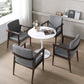 Round Sintered Stone White Dining Table Simplicity Tulip Base Table for Dining Room Clearhalo ' dining_table' 'Dining Tables & Seating' 'Dining Tables' 'furn' 'furn_dining_table' 'Furniture' 'furniture_dining_table' 'Kitchen & Dining Furniture' 'kitchen&dining_furn' 'kitchen' 'kitchen_dining_table' 3756325