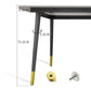 Contemporary Style Stone Dining Table Rectangle 4 Legs Table for Dining Room Clearhalo ' dining_table' 'Dining Tables & Seating' 'Dining Tables' 'furn' 'furn_dining_table' 'Furniture' 'furniture_dining_table' 'Kitchen & Dining Furniture' 'kitchen&dining_furn' 'kitchen' 'kitchen_dining_table' 3756346