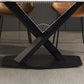 Contemporary Rectangle Shape Kitchen Dining Table Sintered Stone Dining Table with Pedestal Base Clearhalo ' dining_table' 'Dining Tables & Seating' 'Dining Tables' 'furn' 'furn_dining_table' 'Furniture' 'furniture_dining_table' 'Kitchen & Dining Furniture' 'kitchen&dining_furn' 'kitchen' 'kitchen_dining_table' 3756375