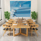 Rectangle Wood Color Dining Table Solid Wood Table Modern with Double Pedestal Clearhalo ' dining_table' 'Dining Tables & Seating' 'Dining Tables' 'furn' 'furn_dining_table' 'Furniture' 'furniture_dining_table' 'Kitchen & Dining Furniture' 'kitchen&dining_furn' 'kitchen' 'kitchen_dining_table' 3756397