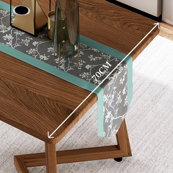 Rectangle Shape Modern Dining Table Wood Color Fixed Table with Wooden Clearhalo ' dining_table' 'Dining Tables & Seating' 'Dining Tables' 'furn' 'furn_dining_table' 'Furniture' 'furniture_dining_table' 'Kitchen & Dining Furniture' 'kitchen&dining_furn' 'kitchen' 'kitchen_dining_table' 3756416