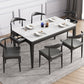 Modern Style Home Sintered Stone Dining Table Rectangle Shape Table with Ash Wood Base Clearhalo ' dining_table' 'Dining Tables & Seating' 'Dining Tables' 'furn' 'furn_dining_table' 'Furniture' 'furniture_dining_table' 'Kitchen & Dining Furniture' 'kitchen&dining_furn' 'kitchen' 'kitchen_dining_table' 3756421