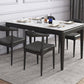 Modern Style Home Sintered Stone Dining Table Rectangle Shape Table with Ash Wood Base Clearhalo ' dining_table' 'Dining Tables & Seating' 'Dining Tables' 'furn' 'furn_dining_table' 'Furniture' 'furniture_dining_table' 'Kitchen & Dining Furniture' 'kitchen&dining_furn' 'kitchen' 'kitchen_dining_table' 3756423