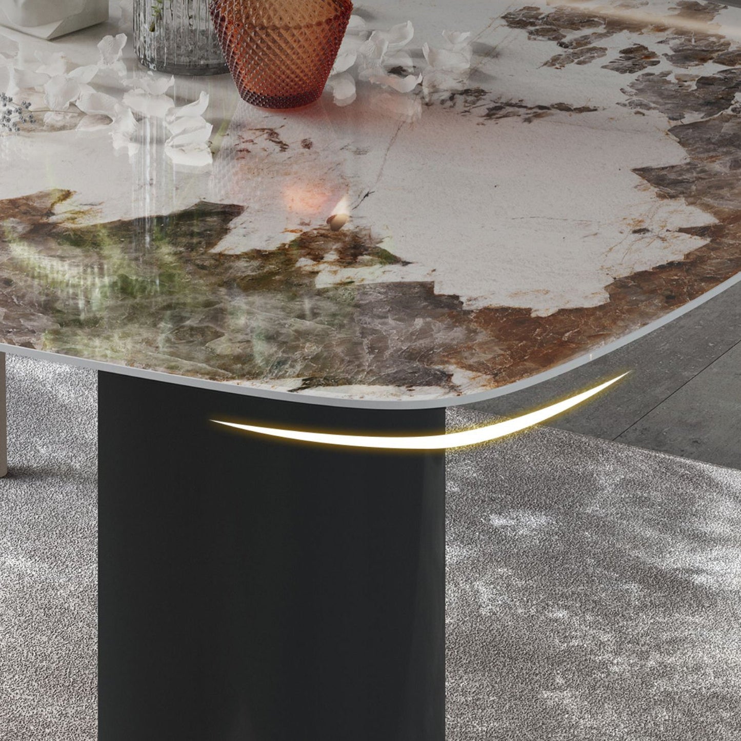 Metal Modern Rectangle Indoor Table Sintered Stone Table for Dining Room Clearhalo ' dining_table' 'Dining Tables & Seating' 'Dining Tables' 'furn' 'furn_dining_table' 'Furniture' 'furniture_dining_table' 'Kitchen & Dining Furniture' 'kitchen&dining_furn' 'kitchen' 'kitchen_dining_table' 3756436