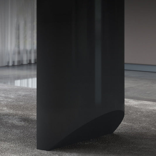 Metal Modern Rectangle Indoor Table Sintered Stone Table for Dining Room