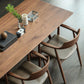 Modern Solid Wood Brown Dining Table Rectangle Shape Dining Table with Double Pedestal Bases Clearhalo ' dining_table' 'Dining Tables & Seating' 'Dining Tables' 'furn' 'furn_dining_table' 'Furniture' 'furniture_dining_table' 'Kitchen & Dining Furniture' 'kitchen&dining_furn' 'kitchen' 'kitchen_dining_table' 3756448