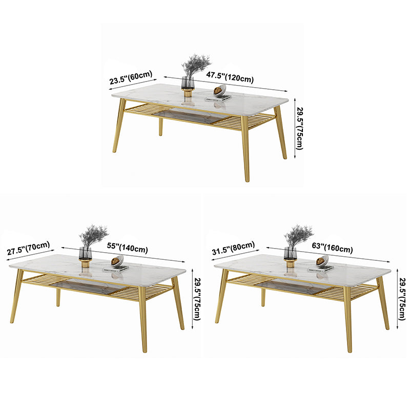 Glam Sintered Stone Kitchen Dining Table Rectangle Shape White Dining Table for Kitchen Clearhalo ' dining_table' 'Dining Tables & Seating' 'Dining Tables' 'furn' 'furn_dining_table' 'Furniture' 'furniture_dining_table' 'Kitchen & Dining Furniture' 'kitchen&dining_furn' 'kitchen' 'kitchen_dining_table' 3756467