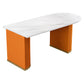 Metal Traditional Luxury Free Form Indoor Table Sintered Stone Table for Kitchen and Dining Room Free Form Orange Clearhalo ' dining_table' 'Dining Tables & Seating' 'Dining Tables' 'furn' 'furn_dining_table' 'Furniture' 'furniture_dining_table' 'Kitchen & Dining Furniture' 'kitchen&dining_furn' 'kitchen' 'kitchen_dining_table' 3756485